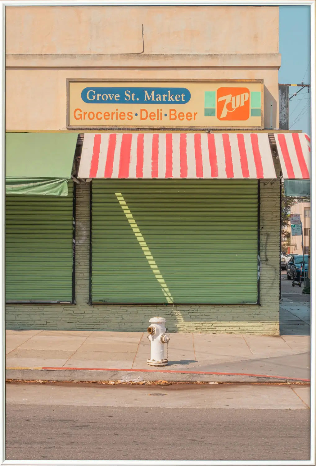 Blanc pastel アートポスター