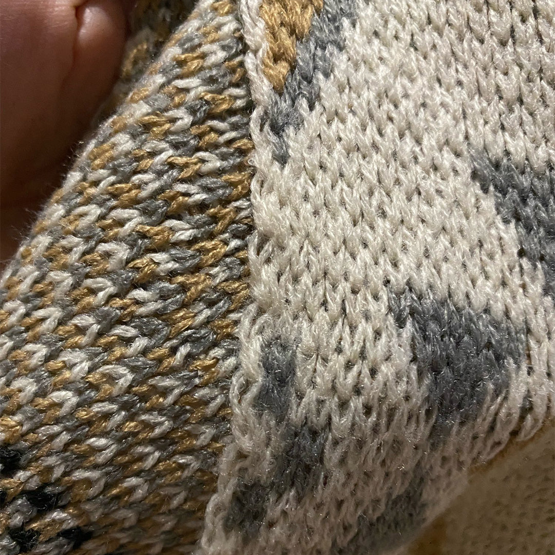 Hygge winter blanket デザイン Natural